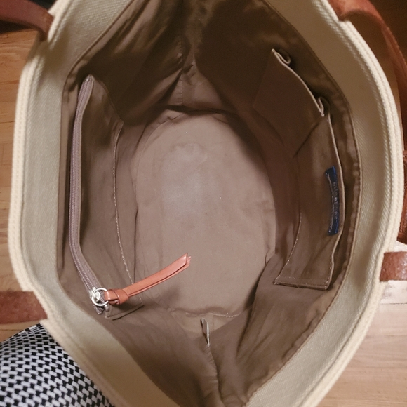 💯% AUTHENTIC BURBERRY TOTE BAG BLUE LABEL BEIGE - Picture 6 of 12